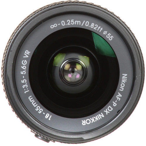 Nikon 18-55 mm f/3.5-5.6G VR AF-P DX Nikkor Lens for Camera