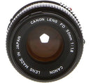 Canon 50mm f/1.4 FD Manual Focus Lens - Pre Owned Mint
