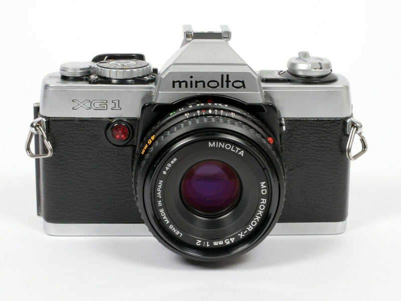Minolta XG1 Film 35mm SLR Camera with 45mm f/2 Lens - Used