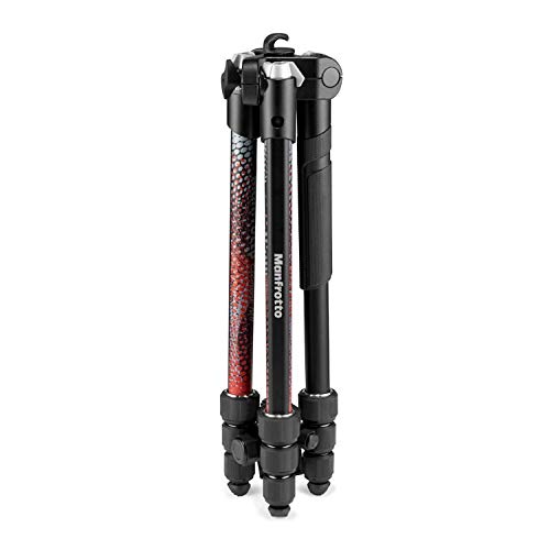 Manfrotto Element MII 4-Section Aluminum Travel Tripod with Ball Head (Red)