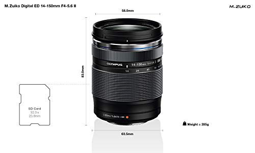 Olympus M.ZUIKO Digital ED 14-150mm F4.0-5.6 II Interchangeable Lens - International Version (No Warranty)