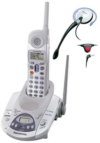 Panasonic KX-TG2226WV GigaRange 2.4 GHz Digital Cordless Phone with Caller ID and Digital Answering Machine (White)