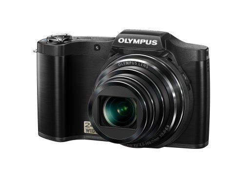 Olympus SZ-12 Digital Camera with 24x Wide-Angle Zoom - Black