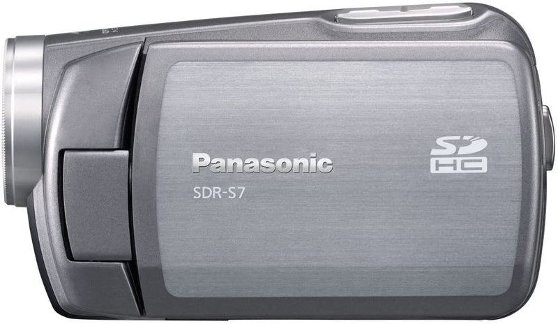 Panasonic SDR-S7 Flash Memory Camcorder with 10x Optical Zoom (Silver)-Camera Wholesalers