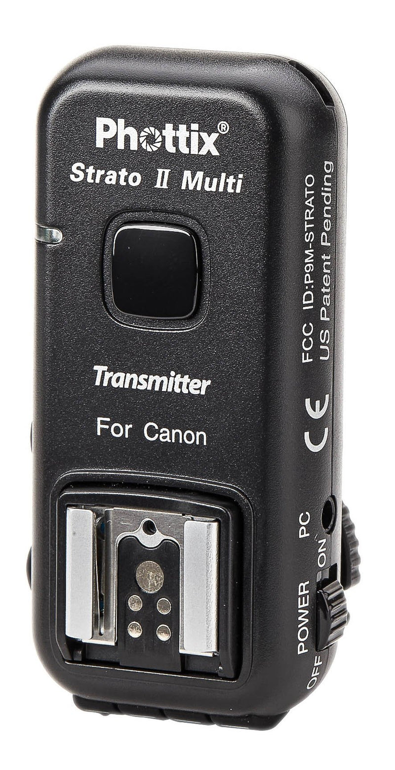 Phottix Strato II Wireless Flash Trigger Multi 5-in-1 Set for Canon - Transmitter and Receiver (PH15651)