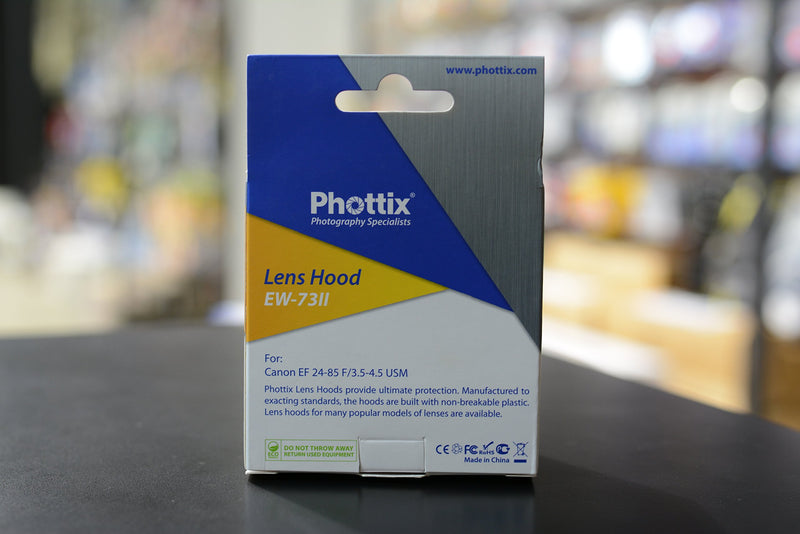 Phottix Replacement Lens Hood for (Canon EW-73II)