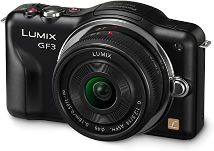 Panasonic Lumix DMC-GF3 Digital Camera with 14mm Lens Kit (Black)-Camera Wholesalers