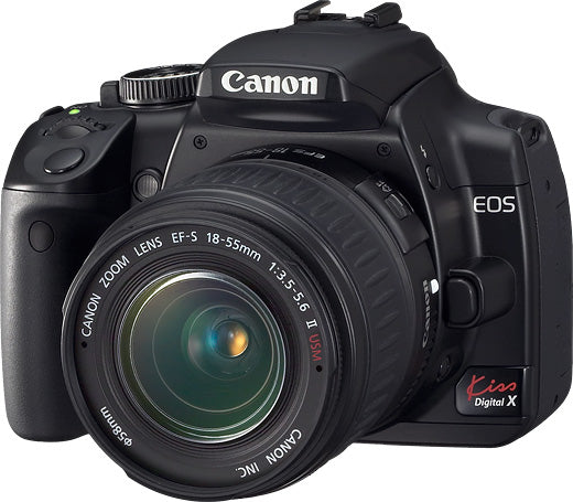 Canon EOS Kiss X, Rebel XTi Digital SLR Camera with 18-55mm Lens