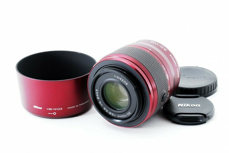 Nikon 1 NIKKOR VR 30-110mm f/3.8-5.6 Lens - Red