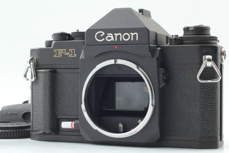Canon F-1 SLR 35mm Film Camera Body Black - Open Box Excelent