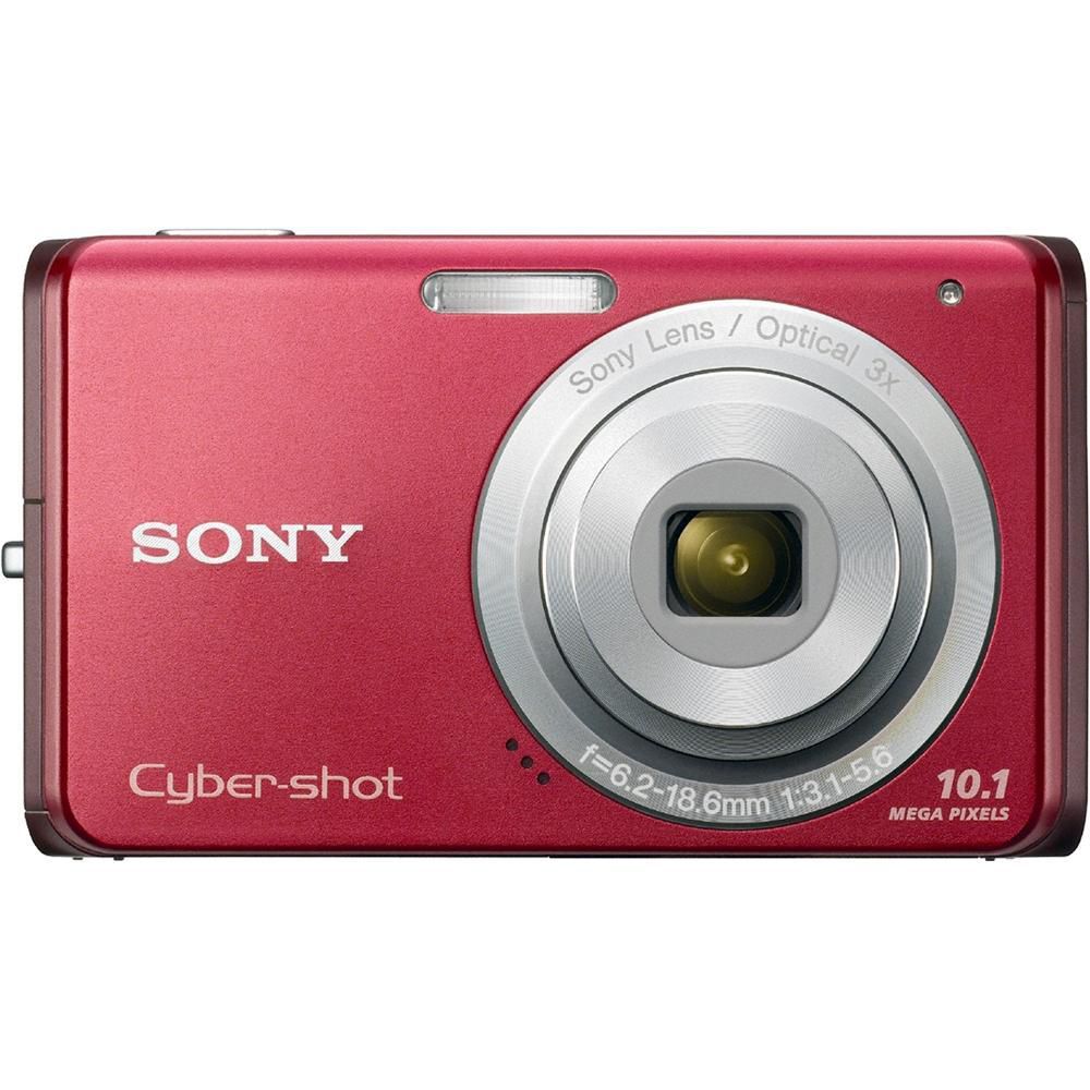 Sony Cyber-shot DSC-W180 Digital Camera (Red)