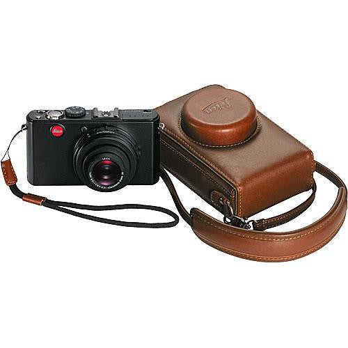 Leica Leather case for D-LUX 4, D-LUX 5, D-LUX 6 Strap - Brown | Camera Wholesalers