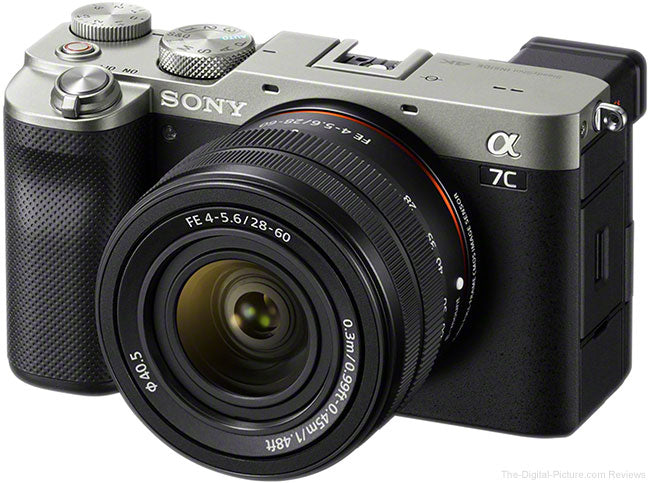 Sony a7C Mirrorless Digital Camera with 28-60mm Lens (Silver)