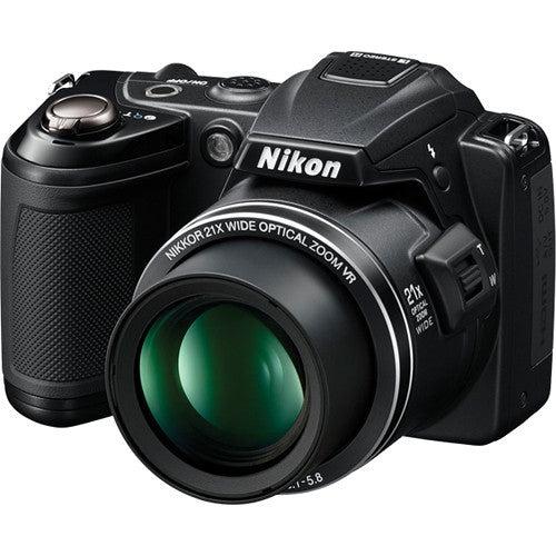 Nikon Coolpix L120 Digital Camera - Black
