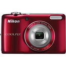 Nikon Coolpix L26 Digital Camera - Red