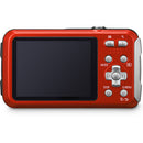 Panasonic Lumix DMC-TS25 Digital Camera (Red)