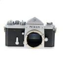 Vintage Nikon F 35mm SLR Film Camera Body (Chrome) – Fully Mechanical Professional Classic
