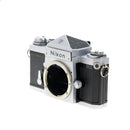 Vintage Nikon F 35mm SLR Film Camera Body (Chrome) – Fully Mechanical Professional Classic
