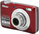 Nikon Coolpix L24 Digital Camera - Red