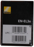 Nikon EN-EL3e Rechargeable Li-Ion Battery for D200, D300, D700 and D80 Digital SLR Cameras - Retail Packaging