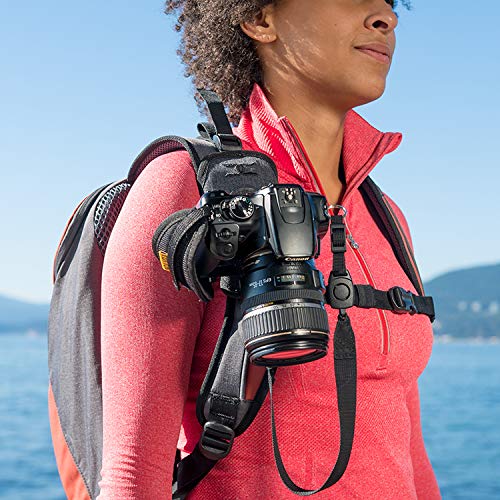 Cotton Carrier CCS G3 Camera Harness System for One Camera, Grey, CCS G3 Strapshot