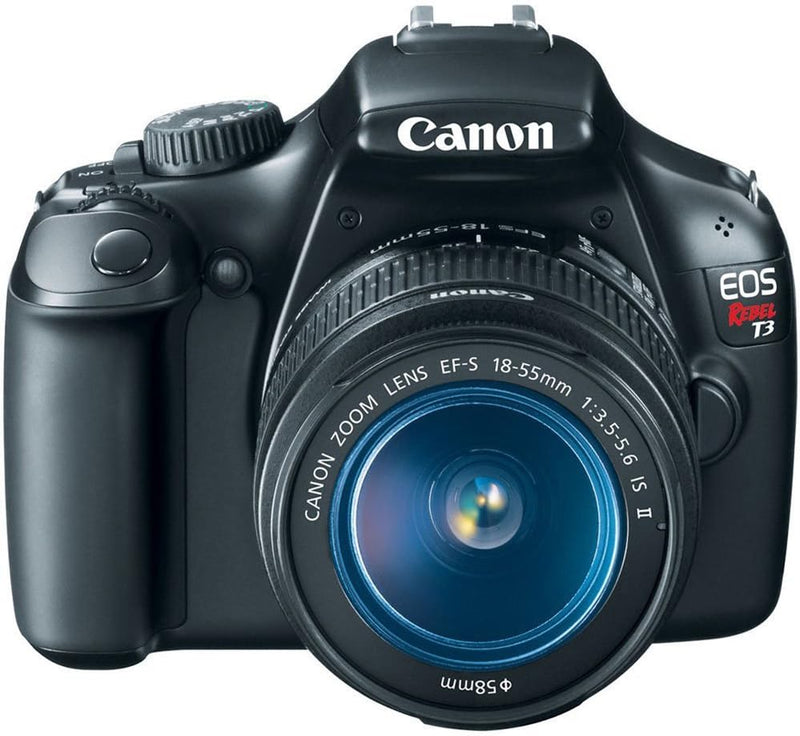Canon EOS Rebel T3 DSLR Camera and 18-55mm IS II Lens - Uaed