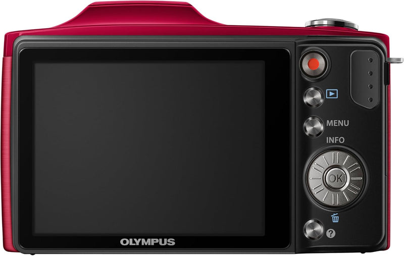 Olympus SZ-14 Digital Camera - Red