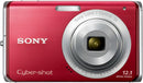 Sony Cyber-shot DSC-W190 Digital Camera - Red