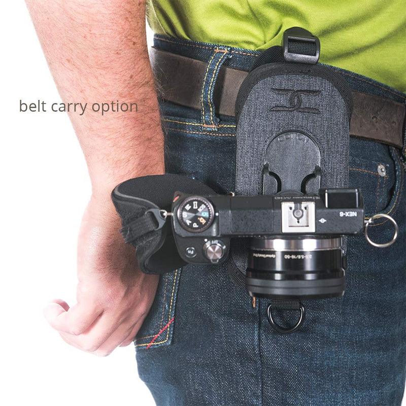 Cotton Carrier CCS G3 Camera Harness System for One Camera, Grey, CCS G3 Strapshot