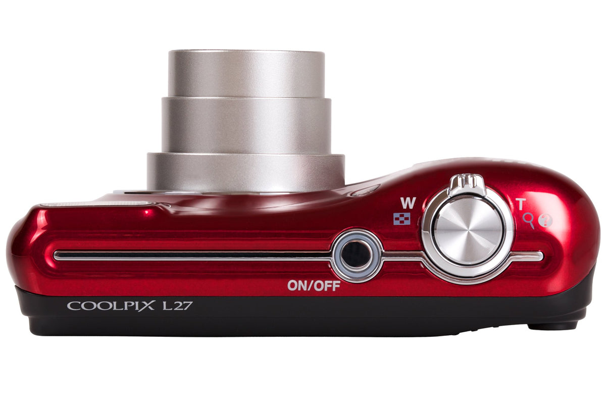 中古 Nikon COOLPIX L27 コンパクトデジタルカメラ Nikon COOLPIX L27 16.1MP Digital Camera - Silver for sale online