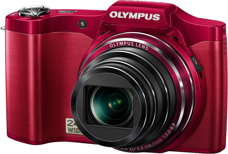 Olympus SZ-14 Digital Camera - Red