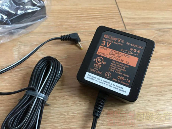 Sony AC-ES3010K2 3V AC/DC Adapter | Camera Wholesalers Sony AC-ES3010K2 3V AC/DC Adapter | Camera Wholesalers