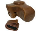 Camson Leather Case for Nikon D7200, D7100, D7000 Cameras with 18-55mm Lens