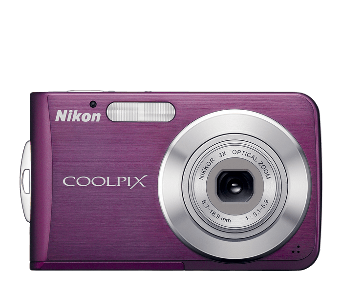Nikon Coolpix S210 Digital Camera - Plum