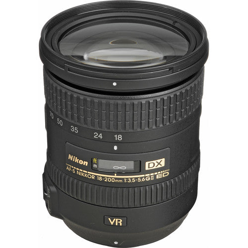 Nikon AF-S DX NIKKOR 18-200mm f/3.5-5.6G ED VR II Lens - Pre-Owned