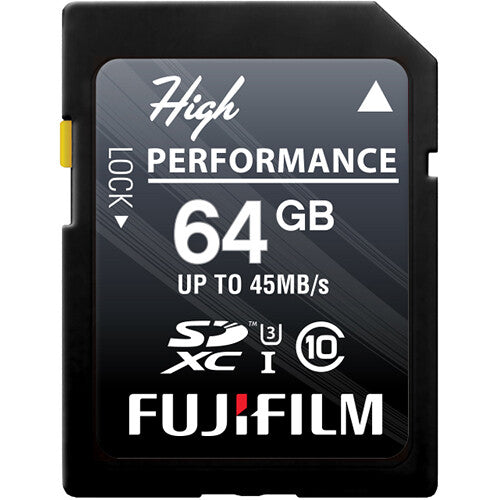 FUJIFILM 64GB High Performance UHS-I SDXC Memory Card