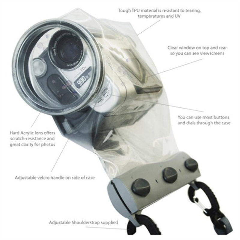 Aquapac Waterproof Case for Barrel Camcorders - Rated up to 15
