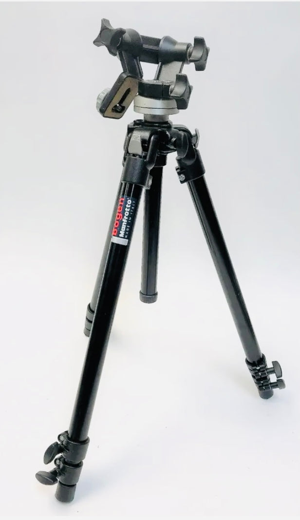 Manfrotto / Bogen 3001B PRO Tripod Black with 3-D - Used
