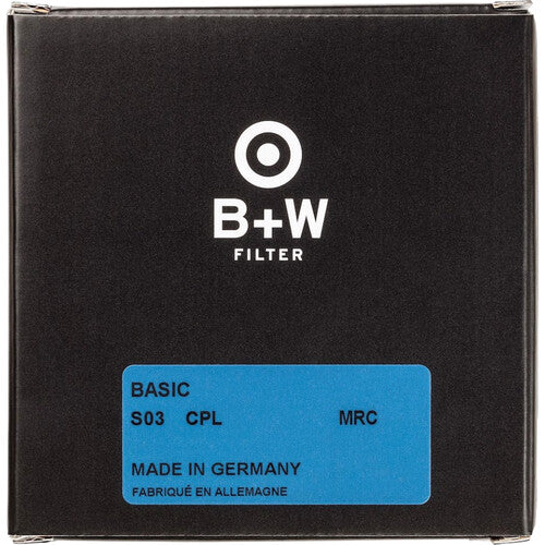 B+W 82mm MRC Basic Circular Polarizing Filter