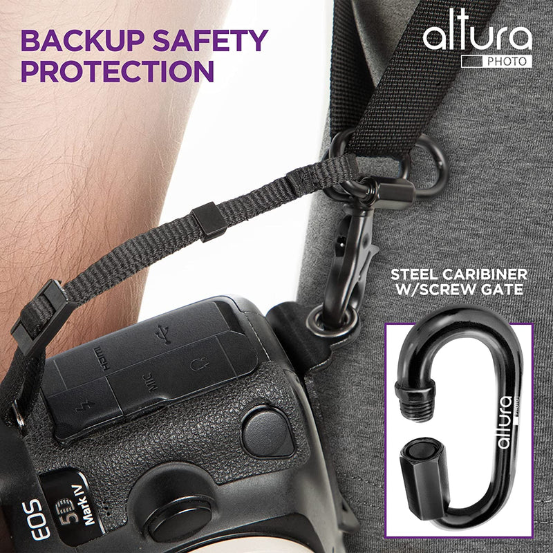 Altura Photo Camera Neck Strap w. Quick Release & Safety Tether