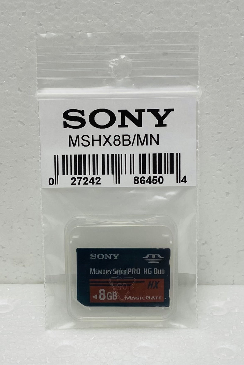 Sony 8GB Memory Stick Pro-HG Duo HX