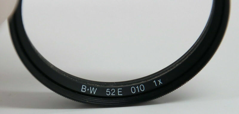 B+W 52mm E 010 Filter 1X - Used