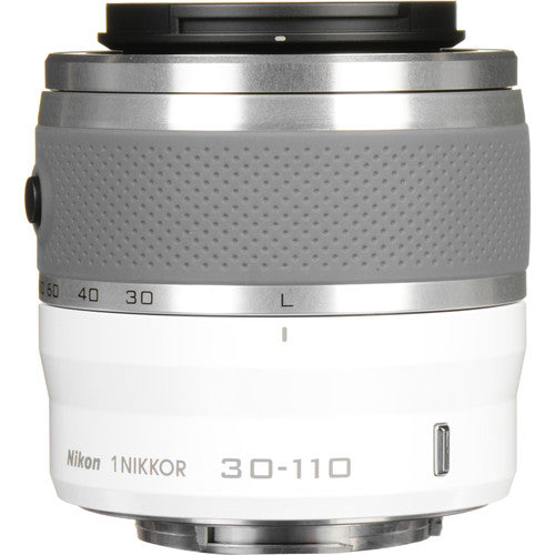 Nikon 1 NIKKOR VR 30-110mm f/3.8-5.6 Lens - White