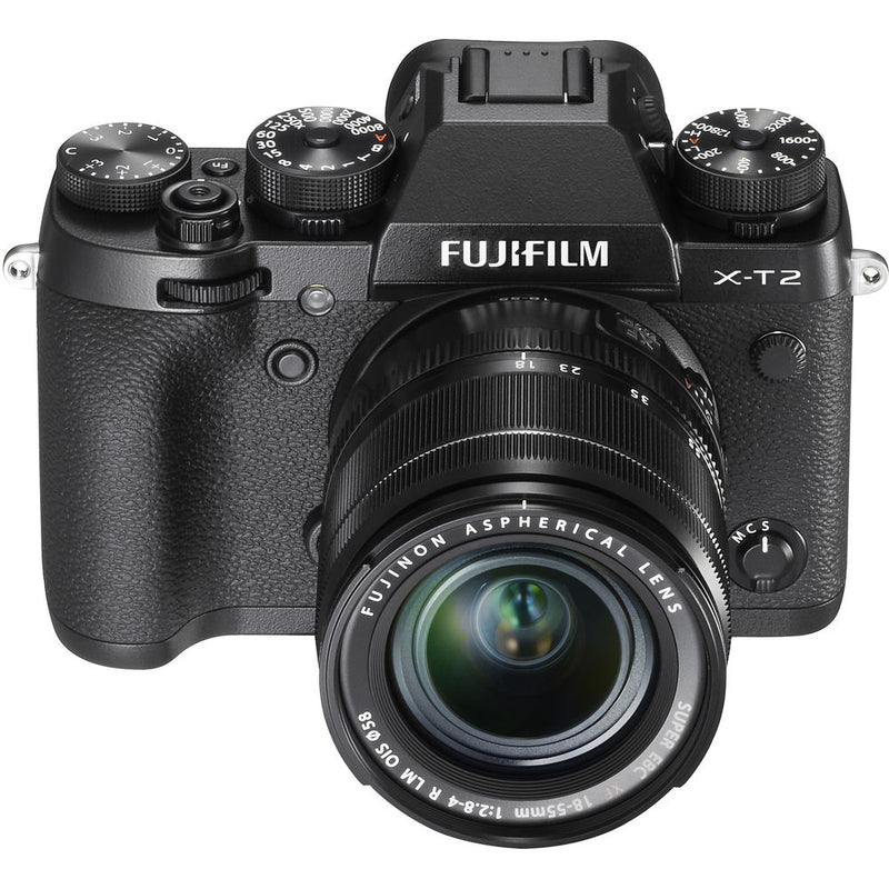 FUJIFILM X-T2 Mirrorless Digital Camera with 18-55mm Lens Black