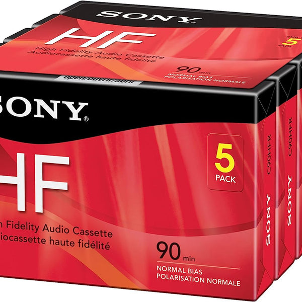 Sony HF C-90HFL 90 Minute Cassette Tape High Fidelity Normal Bias