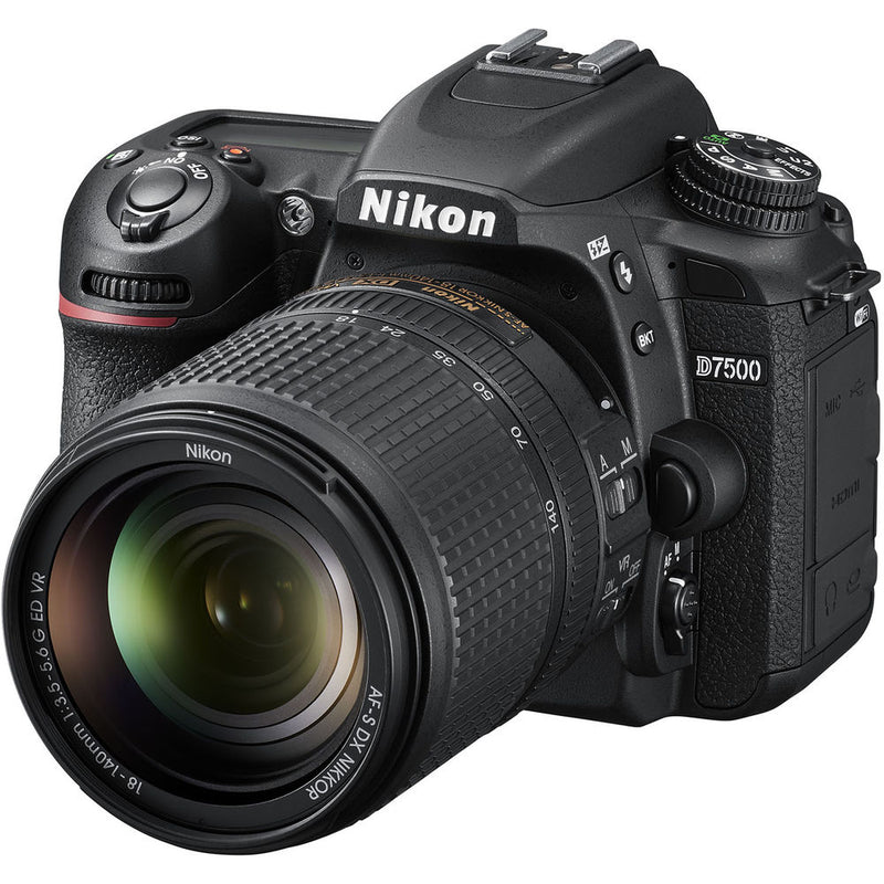 Nikon D7500 DSLR Camera with 18-140mm Lens - New Open box