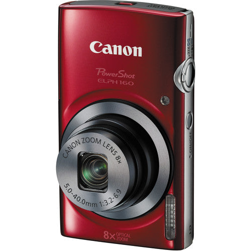 Canon PowerShot ELPH 160 Digital Camera - Red