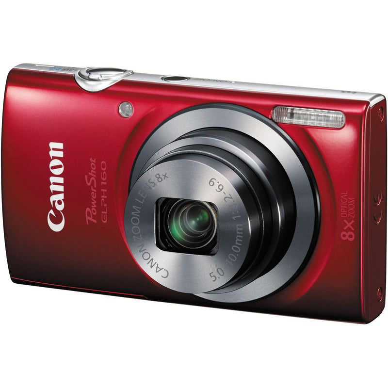Canon PowerShot ELPH 160 Digital Camera - Red