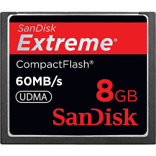 SanDisk 8GB Extreme Compact Flash Card - Refurbished