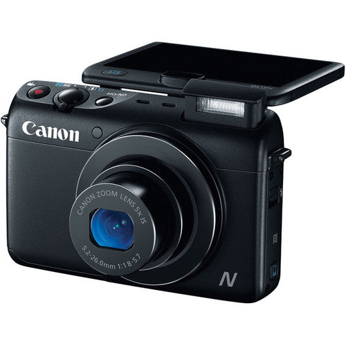 Canon PowerShot N100 Digital Camera - Black